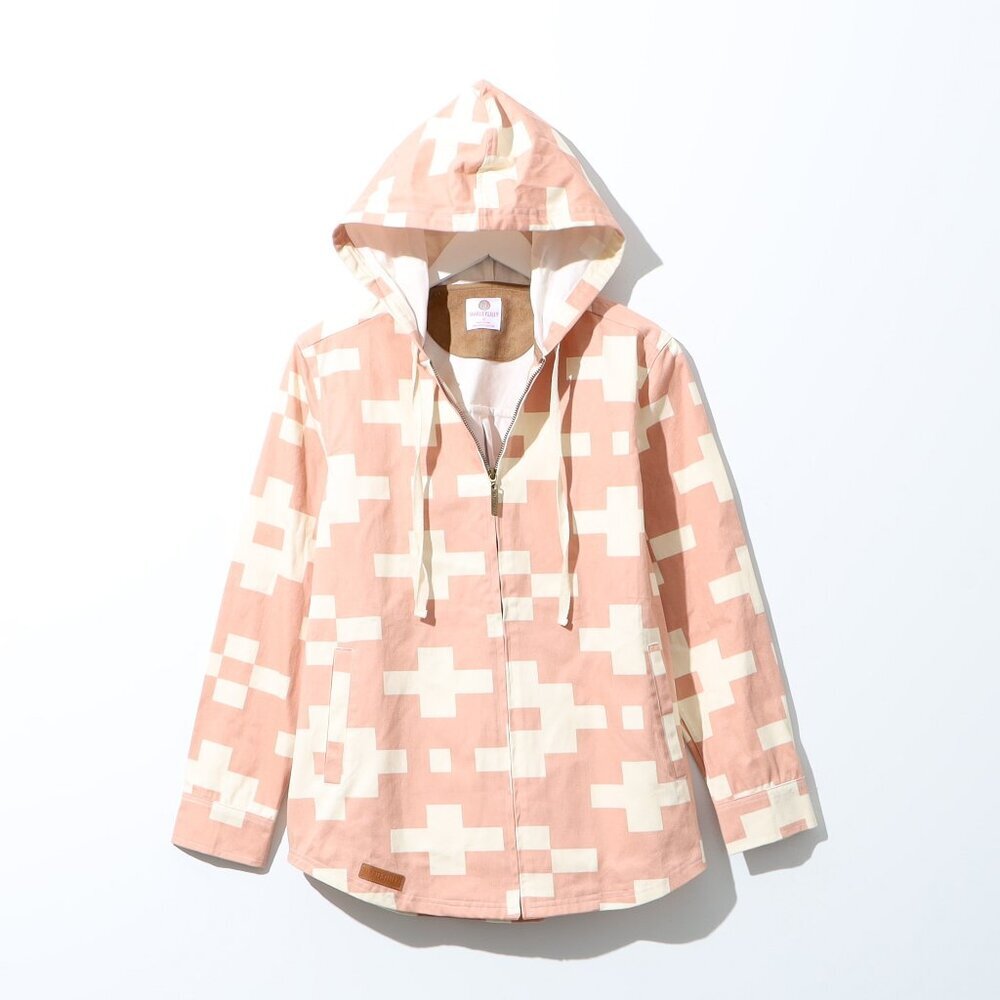 NWT MARLEYLILLY Hooded Aztec Shacket! Jacket hoodie fall warm